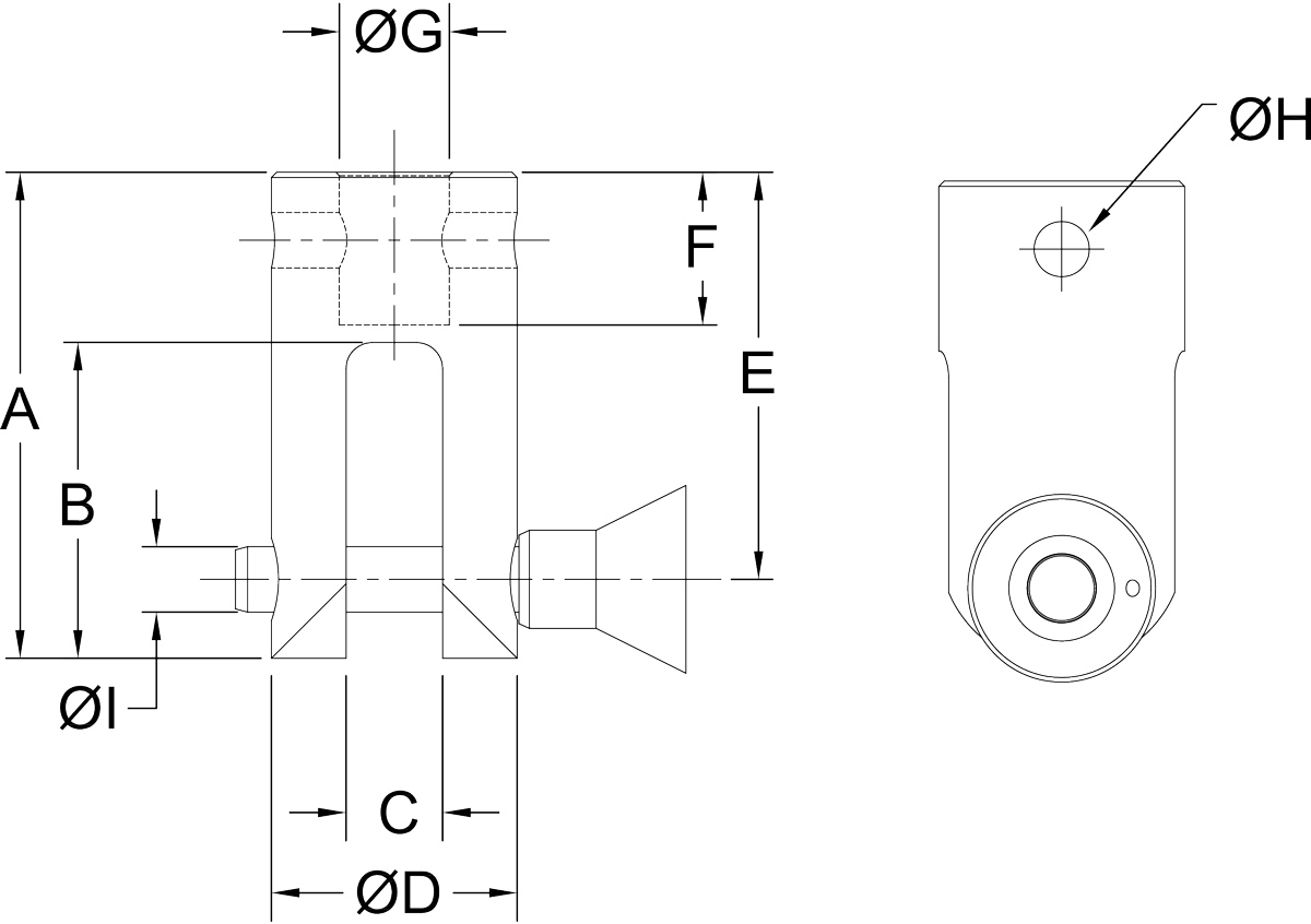 High Capacity Clevis Grip (Tensile / Pull) ยี่ห้อ Mark10 รุ่น G1090